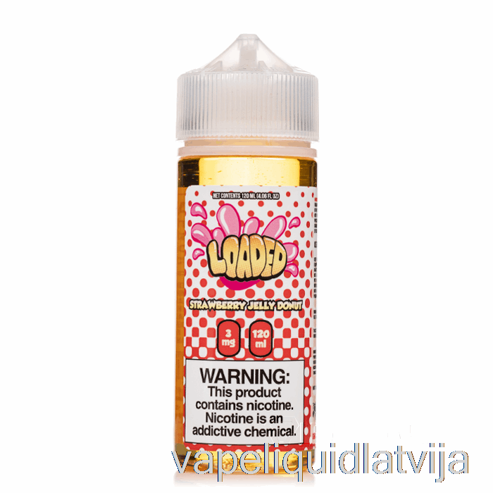 Zemeņu želejas Virtulis - Ielādēts E-šķidrums - Nežēlīgi Tvaiki - 120ml 0mg Vape šķidrums